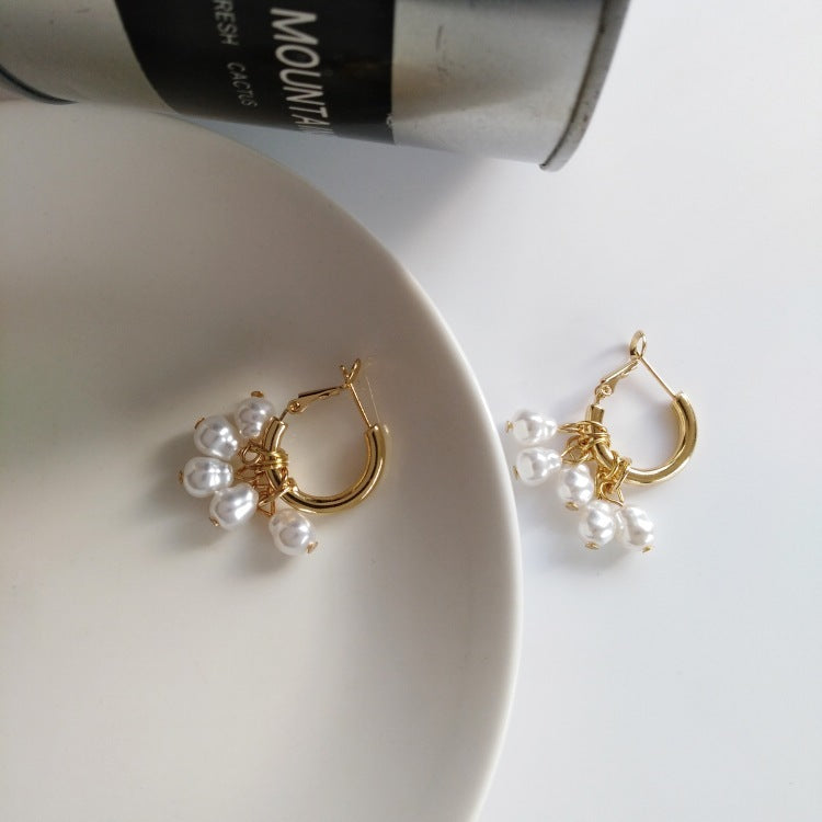 Lucia Pearl Tassel Earrings