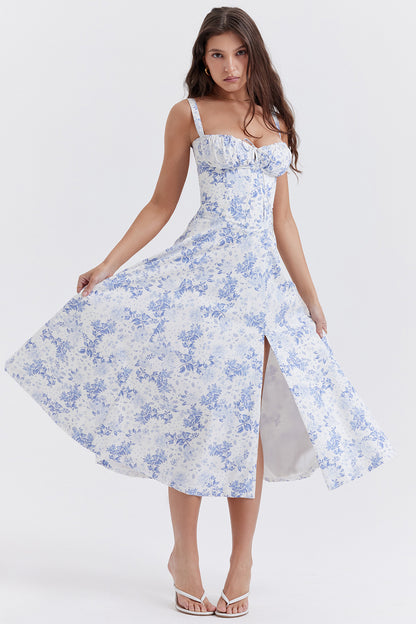 Vera Laced Milkmaid Dress