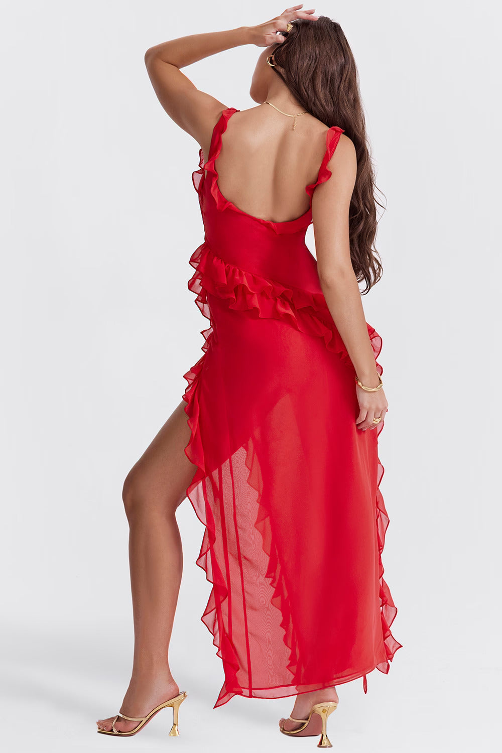 Aria - Ruffle Maxi Dress