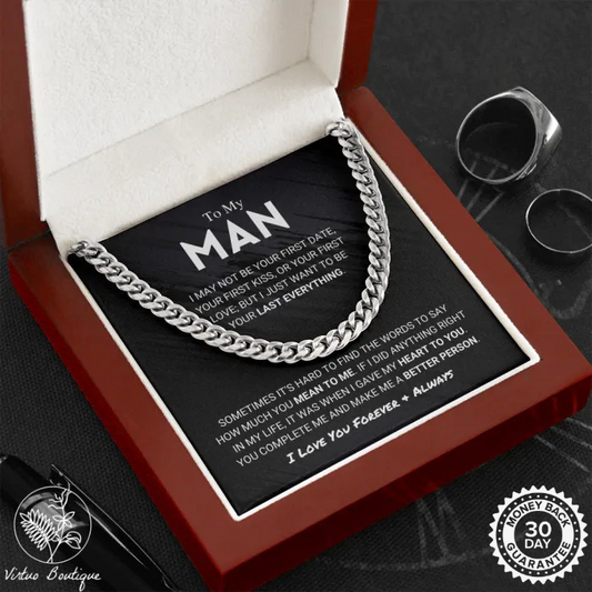 "To My Man" Necklace