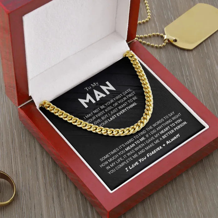 "To My Man" Necklace