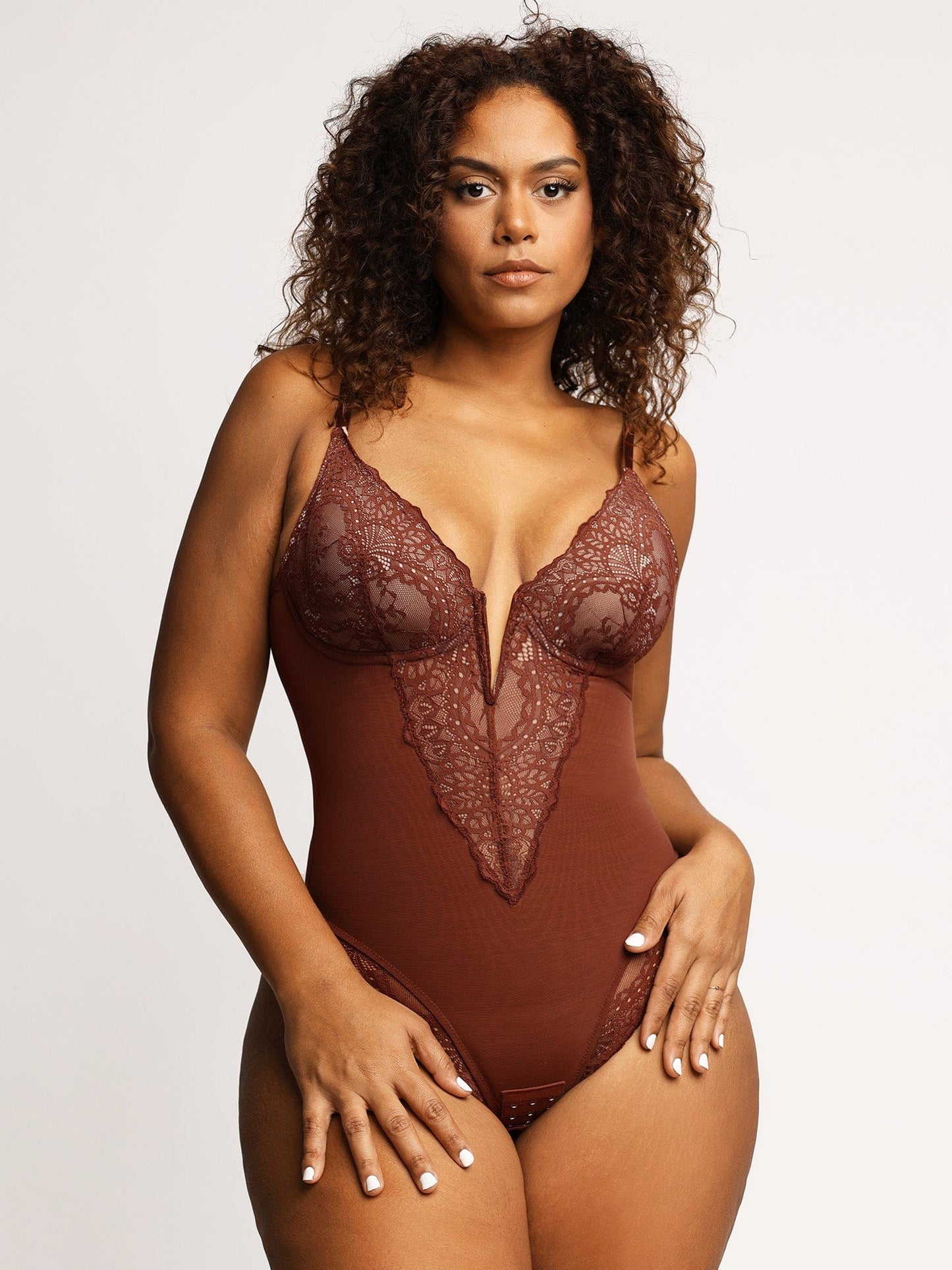 Valentina - Laced Sculpting Bodysuit