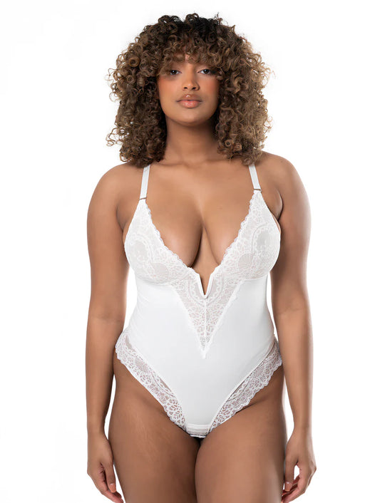 Valentina - Laced Sculpting Bodysuit